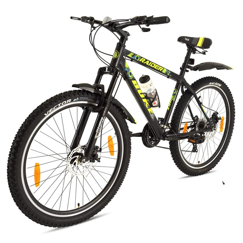 Avon Buke Bicycles Raider 27.5T City Bike+MTB | Wheel Size:27.5 inches | Carbon Steel Frame:17.5 inch | 21-Speed Shimano Gear | Front Suspension | Dual Disc