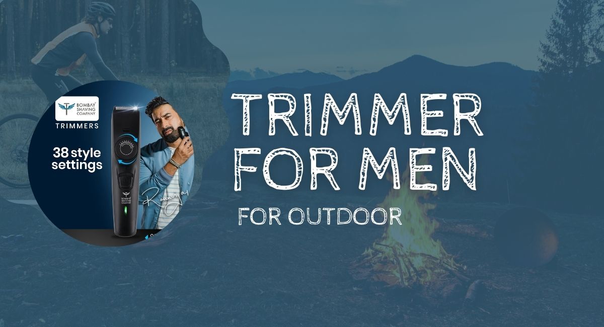 shaving trimmer for men outdoor